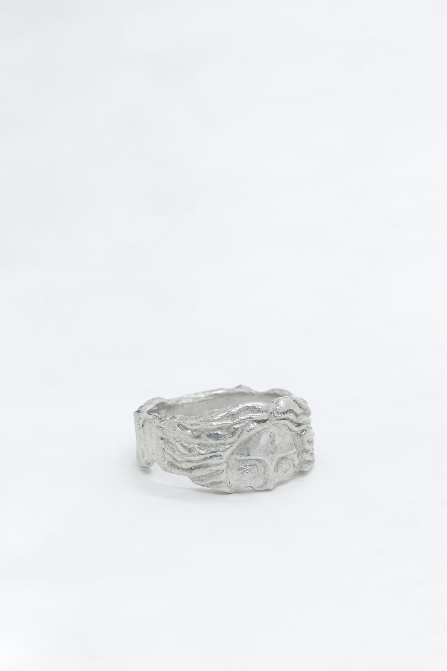 BROKEN STATUE FACE RING