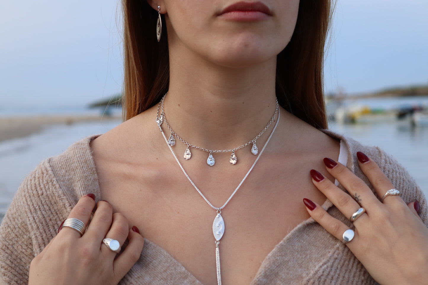 TEAR DROPS NECKLACE