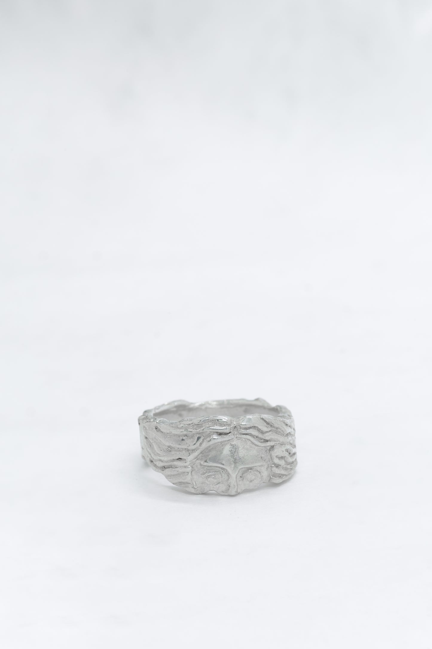 BROKEN STATUE FACE RING