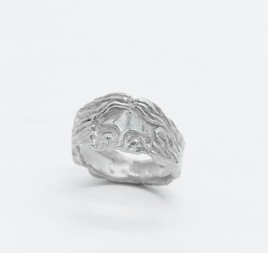 BROKEN STATUE FACE RING